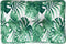 vidaXL - Palletkussen - bladpatroon - 50x40x12 - cm - stof