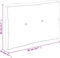 vidaXL - Palletkussen - bladpatroon - 50x40x12 - cm - stof