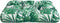 vidaXL - Palletkussen - bladpatroon - 50x50x12 - cm - stof