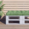 vidaXL - Palletkussen - bladpatroon - 60x60x12 - cm - stof