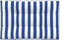 vidaXL - Palletkussen - gestreept - 120x80x12 - cm - stof - blauw - en - wit