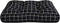 vidaXL - Palletkussen - ruitpatroon - 60x60x12 - cm - stof - zwart