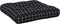 vidaXL - Palletkussen - ruitpatroon - 60x60x12 - cm - stof - zwart