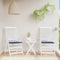 vidaXL - Palletkussens - 2 - st - 40x40x3 - cm - oxford - stof - marineblauw