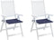 vidaXL - Palletkussens - 2 - st - 40x40x3 - cm - oxford - stof - marineblauw