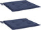 vidaXL - Palletkussens - 2 - st - 40x40x3 - cm - oxford - stof - marineblauw
