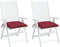 vidaXL - Palletkussens - 2 - st - 50x50x7 - cm - oxford - stof - wijnrood