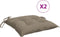 vidaXL - Palletkussens - 2 - st - 50x50x7 - cm - oxford - stof - taupe