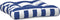 vidaXL - Palletkussens - 2 - st - gestreept - oxford - stof - wit - en - blauw
