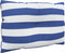 vidaXL - Palletkussens - 2 - st - gestreept - oxford - stof - wit - en - blauw