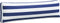vidaXL - Palletkussens - 2 - st - gestreept - oxford - stof - wit - en - blauw