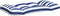 vidaXL - Palletkussens - 2 - st - gestreept - oxford - stof - wit - en - blauw