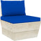 vidaXL - Palletkussens - 2 - st - oxford - stof - blauw