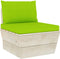 vidaXL - Palletkussens - 2 - st - oxford - stof - heldergroen