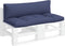 vidaXL - Palletkussens - 2 - st - oxford - stof - marineblauw
