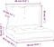 vidaXL - Palletkussens - 2 - st - oxford - stof - roze