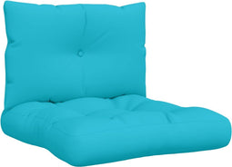 vidaXL - Palletkussens - 2 - st - oxford - stof - turquoise