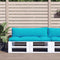 vidaXL - Palletkussens - 2 - st - oxford - stof - turquoise