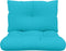 vidaXL - Palletkussens - 2 - st - oxford - stof - turquoise