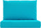 vidaXL - Palletkussens - 2 - st - oxford - stof - turquoise