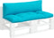 vidaXL - Palletkussens - 2 - st - oxford - stof - turquoise