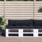 vidaXL - Palletkussens - 2 - st - ruitpatroon - oxford - stof - zwart