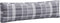 vidaXL - Palletkussens - 2 - st - ruitpatroon - stof - grijs