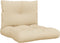 vidaXL - Palletkussens - 2 - st - stof - beige