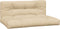 vidaXL - Palletkussens - 2 - st - stof - beige