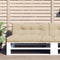 vidaXL - Palletkussens - 2 - st - stof - beige