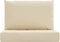 vidaXL - Palletkussens - 2 - st - stof - beige