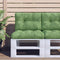 vidaXL - Palletkussens - 2 - st - stof - bladpatroon