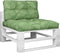 vidaXL - Palletkussens - 2 - st - stof - bladpatroon