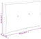 vidaXL - Palletkussens - 2 - st - stof - bladpatroon