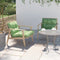 vidaXL - Palletkussens - 2 - st - stof - bladpatroon