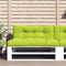 vidaXL - Palletkussens - 2 - st - stof - felgroen