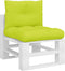 vidaXL - Palletkussens - 2 - st - stof - felgroen