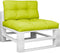 vidaXL - Palletkussens - 2 - st - stof - felgroen