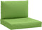 vidaXL - Palletkussens - 2 - st - stof - gemêleerd - groen