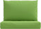 vidaXL - Palletkussens - 2 - st - stof - gemêleerd - groen