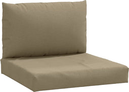 vidaXL - Palletkussens - 2 - st - stof - gemêleerd - taupe