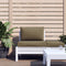 vidaXL - Palletkussens - 2 - st - stof - gemêleerd - taupe
