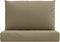 vidaXL - Palletkussens - 2 - st - stof - gemêleerd - taupe