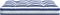 vidaXL - Palletkussens - 2 - st - stof - gestreept - wit - en - blauw