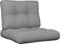 vidaXL - Palletkussens - 2 - st - stof - grijs