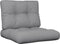 vidaXL - Palletkussens - 2 - st - stof - grijs