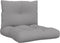 vidaXL - Palletkussens - 2 - st - stof - grijs