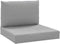 vidaXL - Palletkussens - 2 - st - stof - grijs