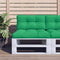 vidaXL - Palletkussens - 2 - st - stof - groen