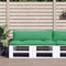 vidaXL - Palletkussens - 2 - st - stof - groen